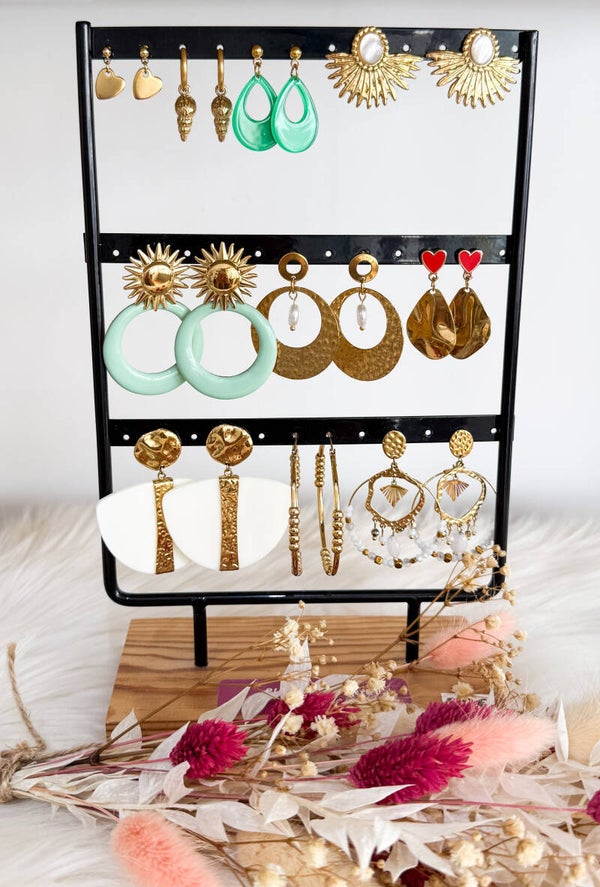 Boucles d'oreilles dorés