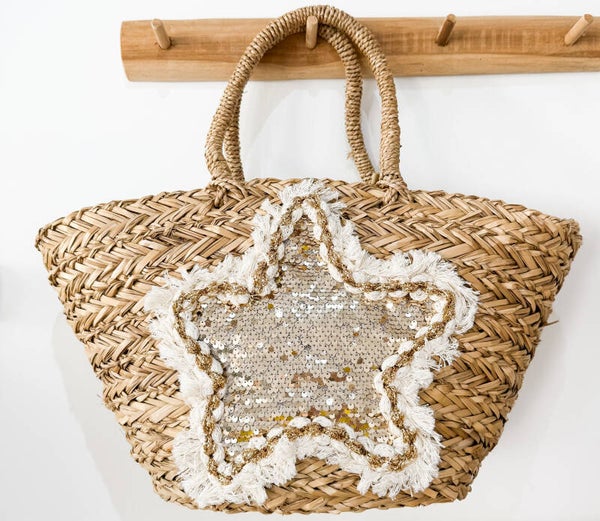 Panier osier étoile