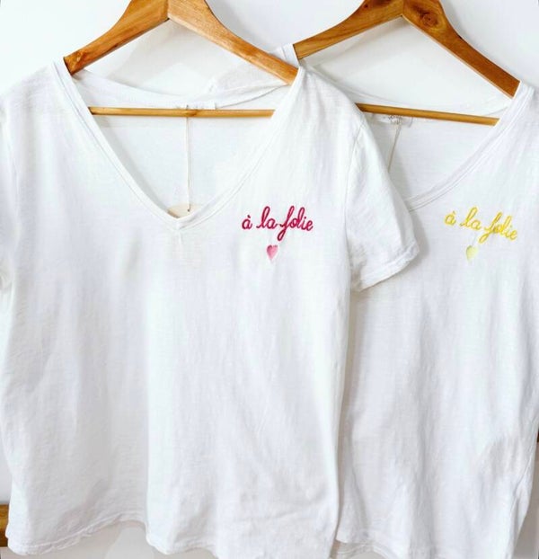 Tee-shirts « à la folie »