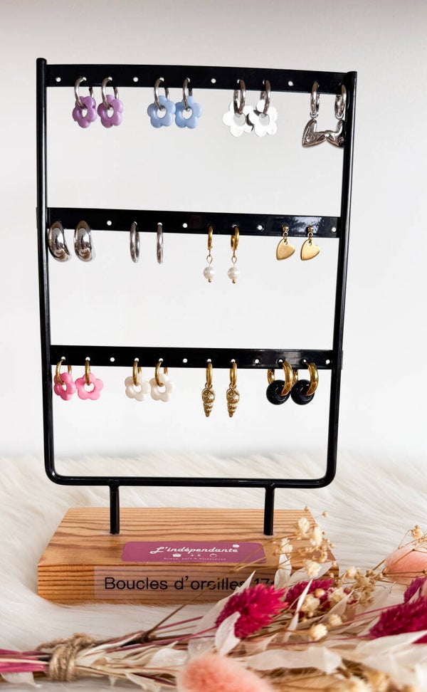 Boucles d'oreilles dorés