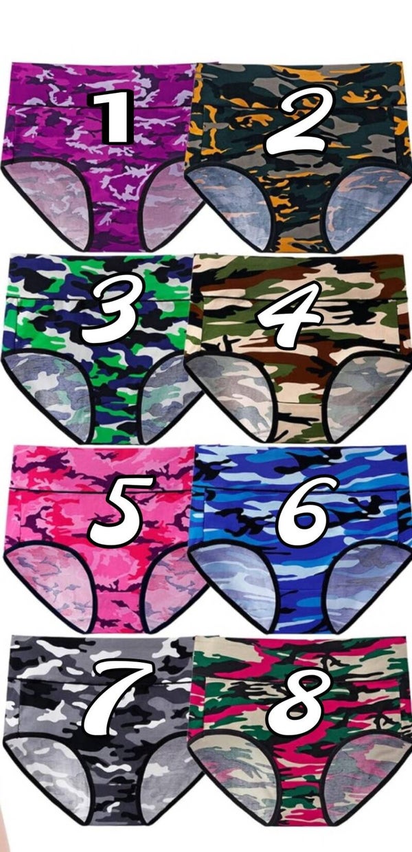 MAMA-Höschen getragen Tarnmuster Nr 7