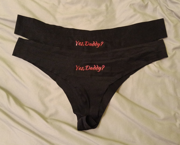 Little for Big - Yes, Daddy?  Seamless Tanga getragen