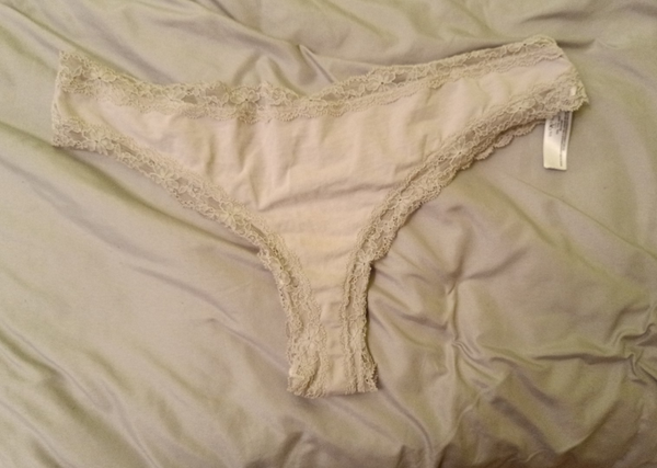 All-Day Baumwolle Tanga Grau/Blass Rosa