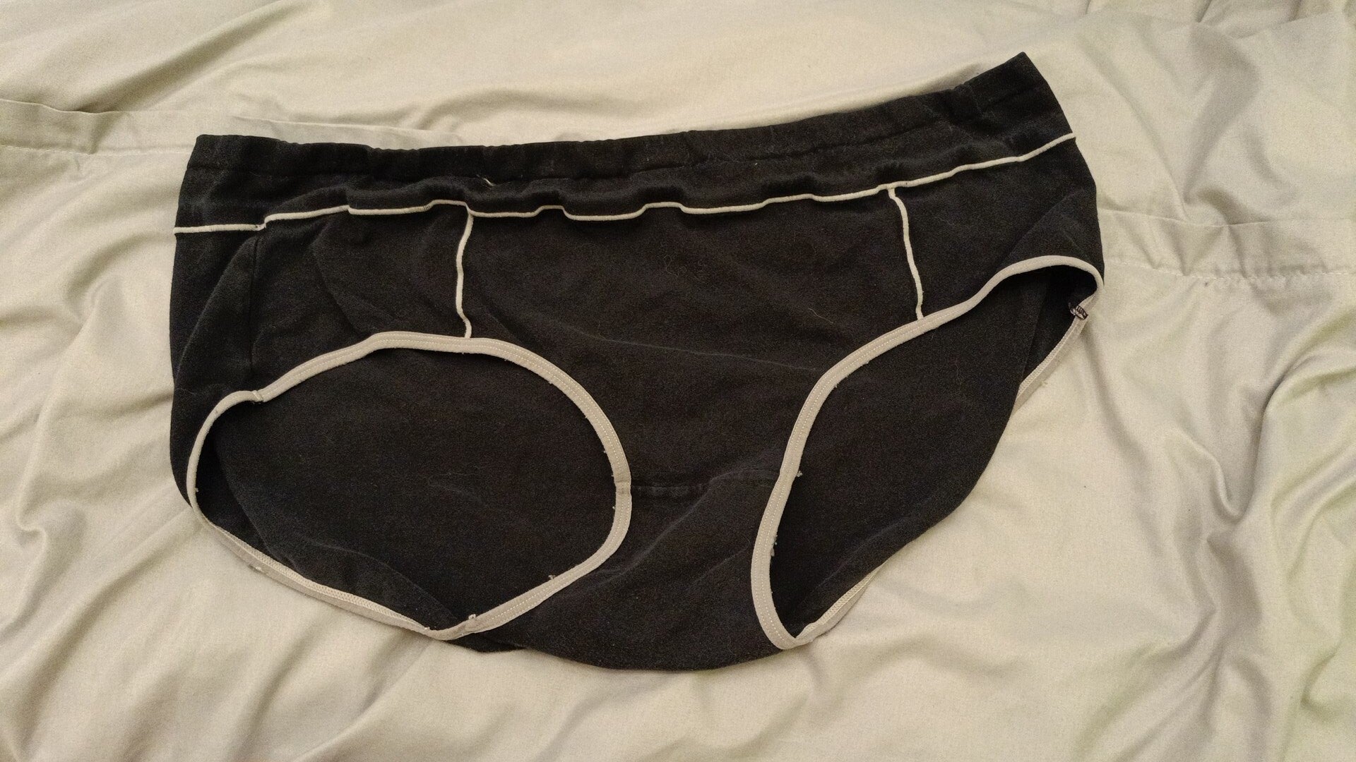 All-Day Mama Panty Slip Schwarz/Grau