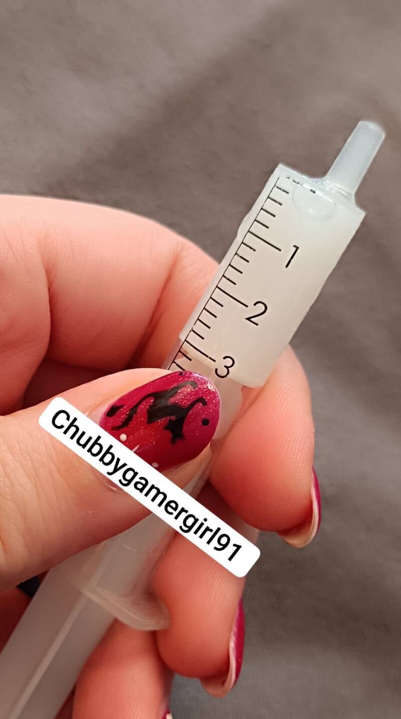 Nektar in Einweg Spritze