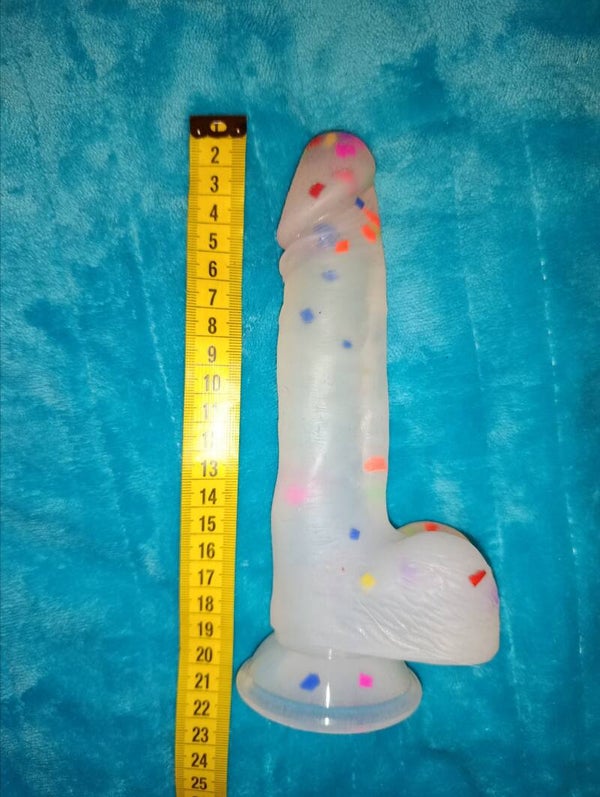 Glitzer Konfetti Dildo