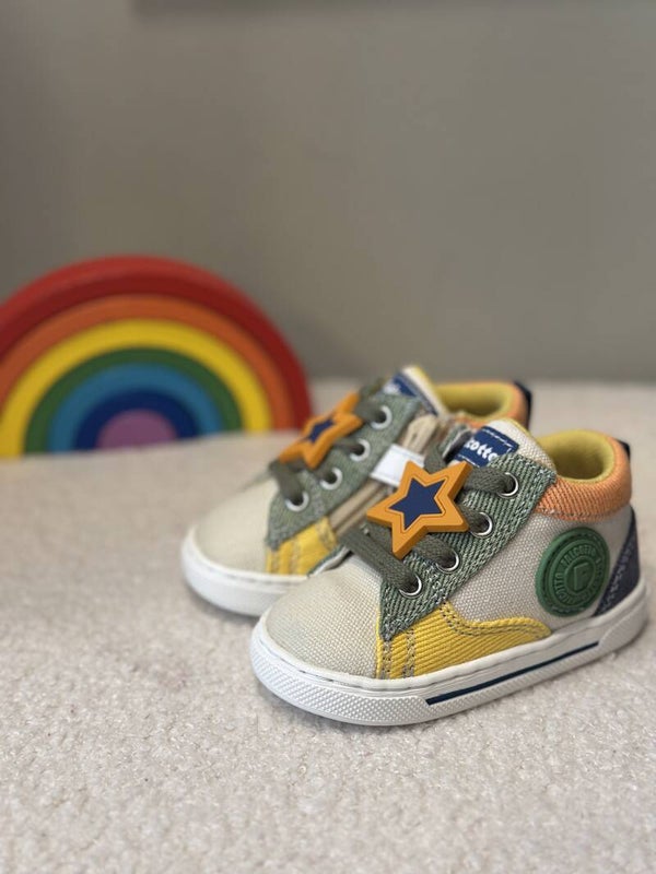 Sneakers lacci e star "FALCOTTO"