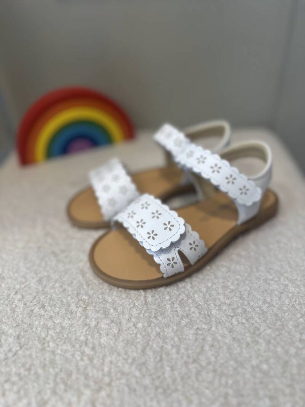 Sandaletto Forellato e doppio velcro "NATURINO"