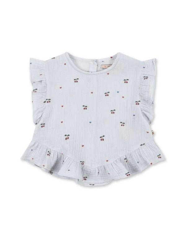Blusa Ciliegie Celeste “KONGES SLOJD”