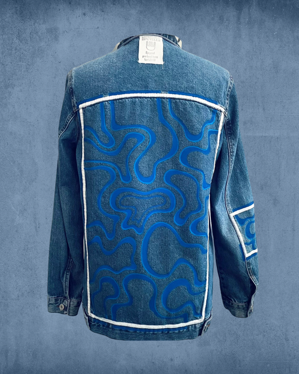 DARK BLUE DENIM JACKET - SIZE M