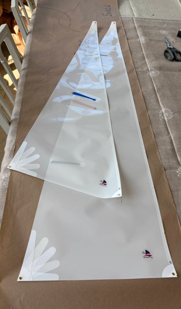 B-Segel MILKY-material SailboatRC VITA Patcher