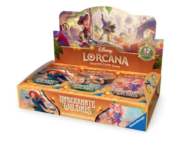 Disney Lorcana Unbekannte Wildnis Booster Display DE