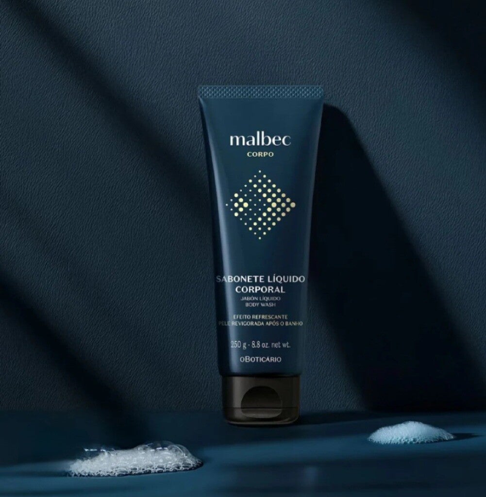 Gel douche corps et cheveux Malbec 250g