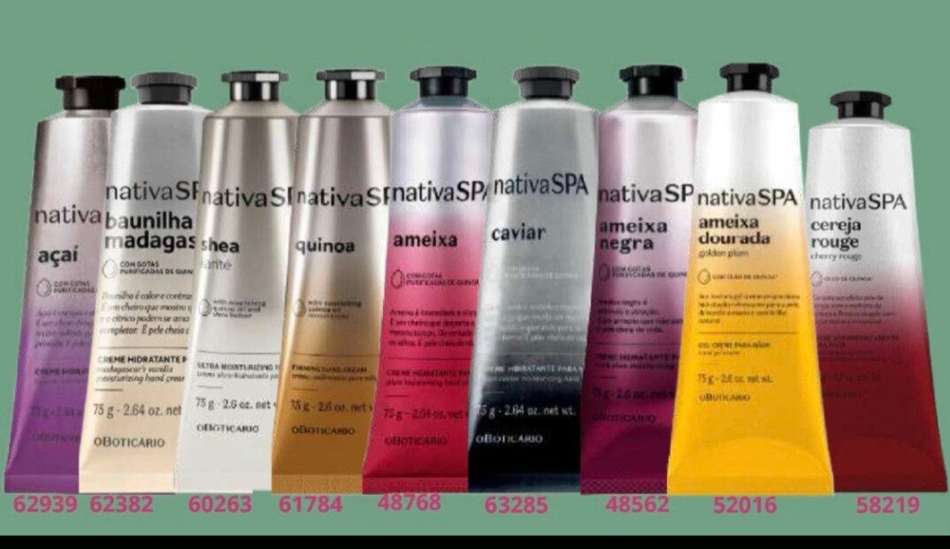 Crèmes hydratantes main native spa