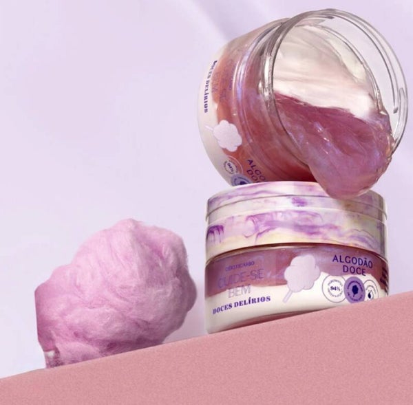 Crème duo corps hydratante Barbe à papa 200g