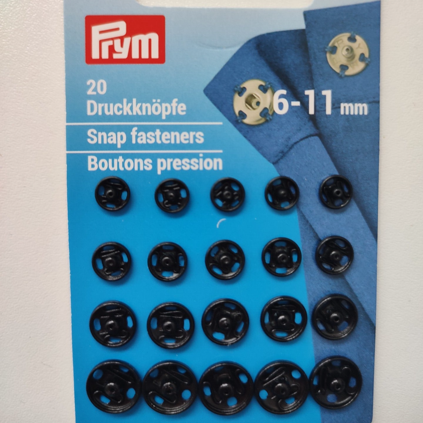 Prym aannaai drukknopen assortiment
