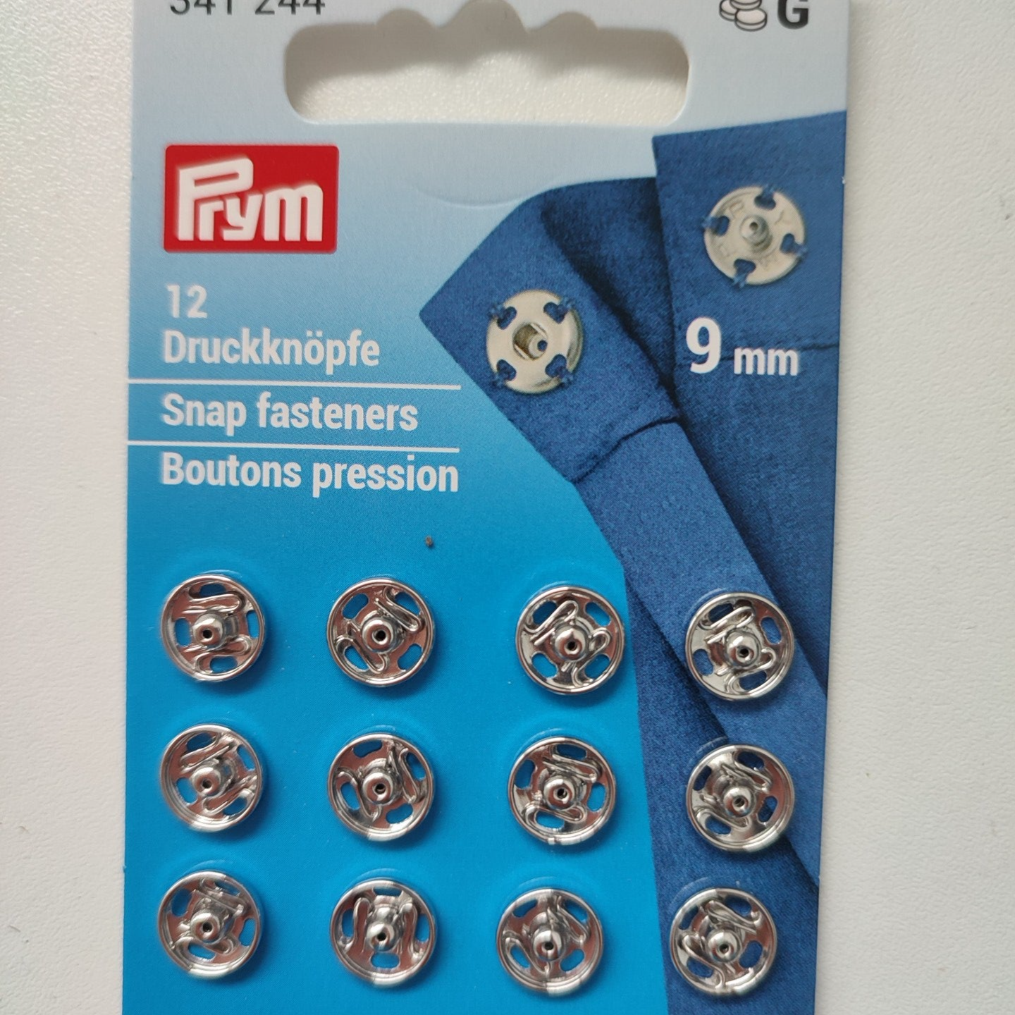 Prym aannaai drukknopen 9mm