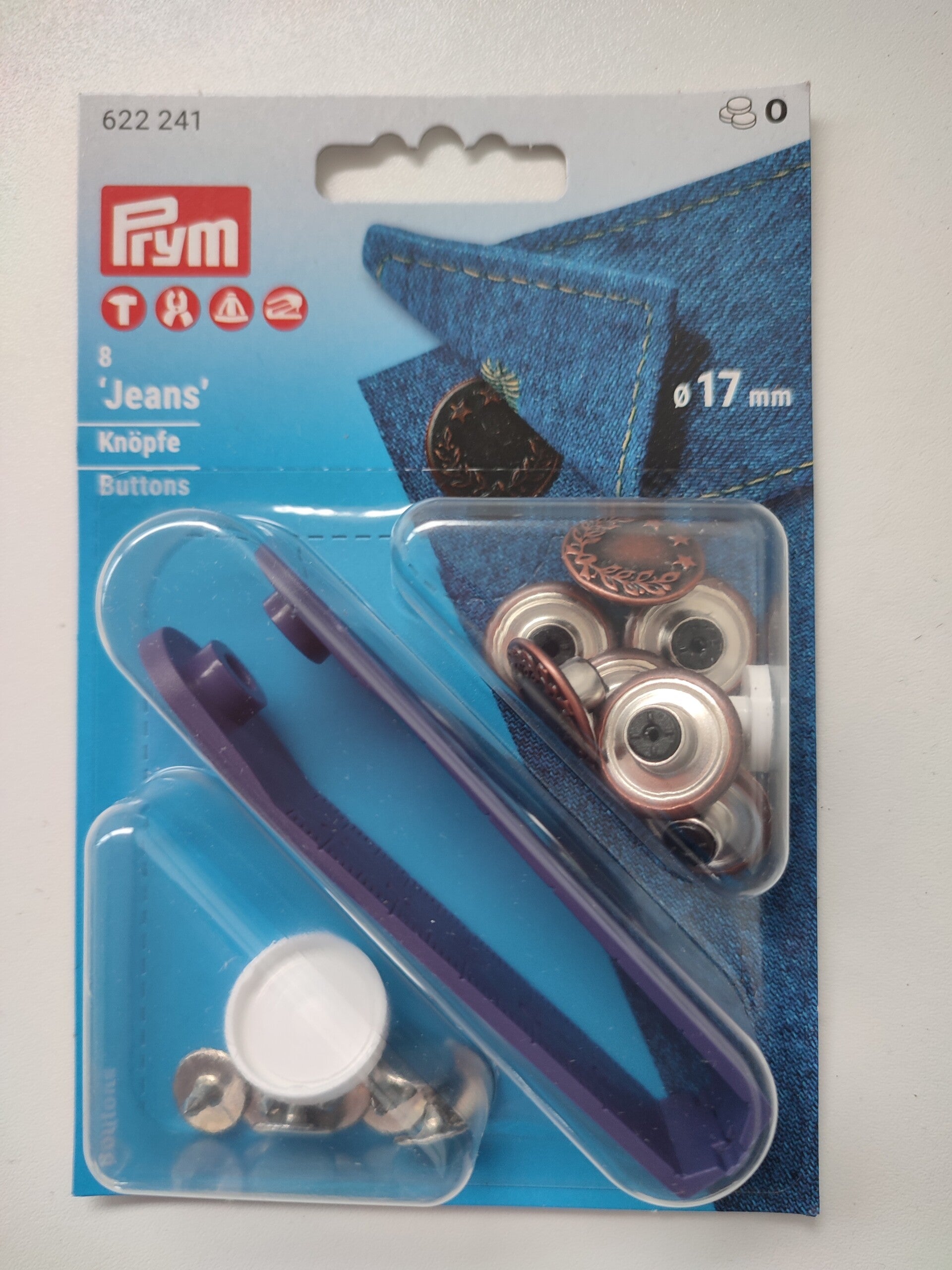 Prym Jeans knopen