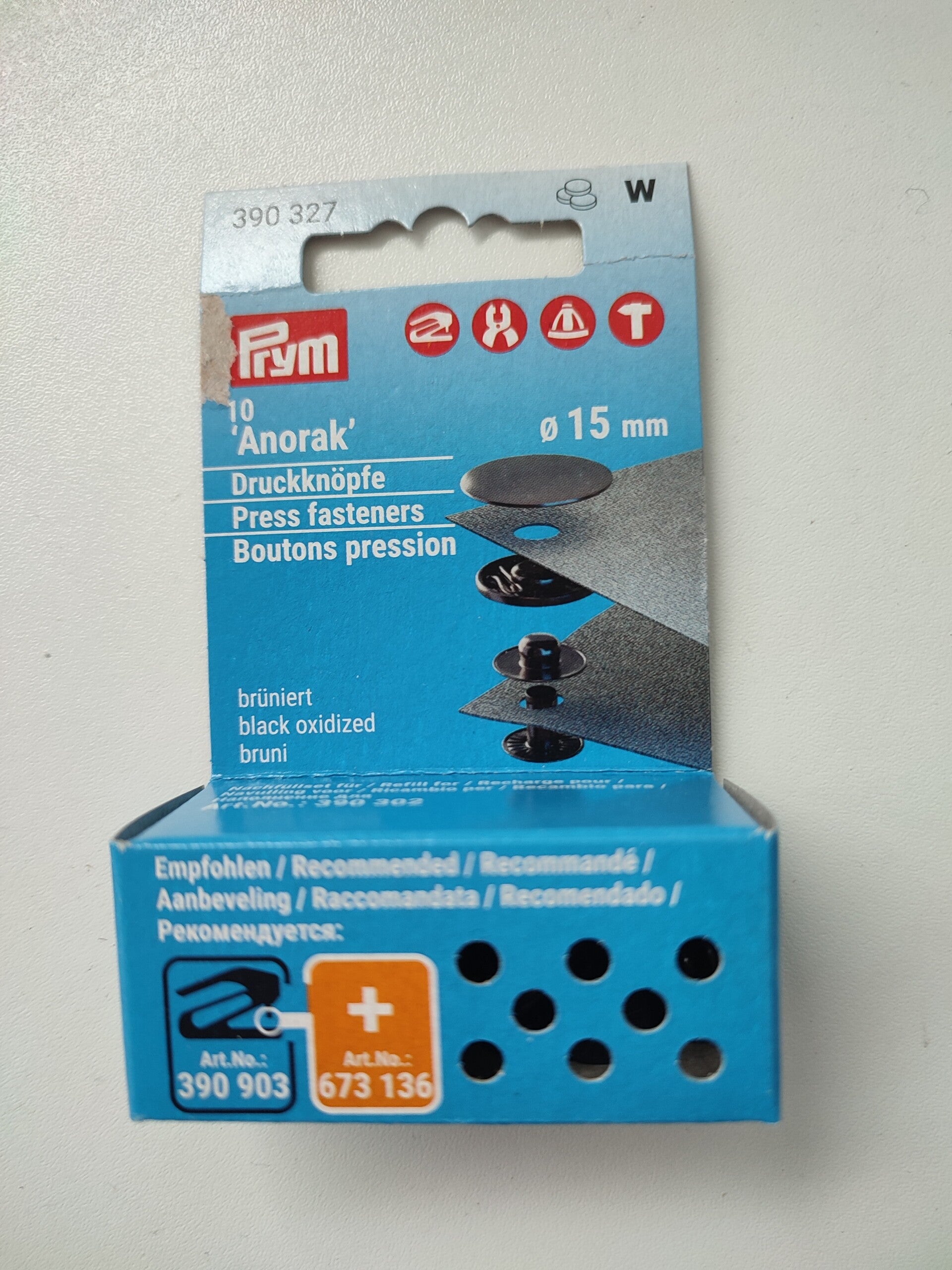 Prym Drukknopen Anorak - navulling
