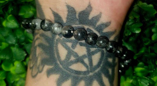 Bracelet en pierres de Labradorite - 6mm