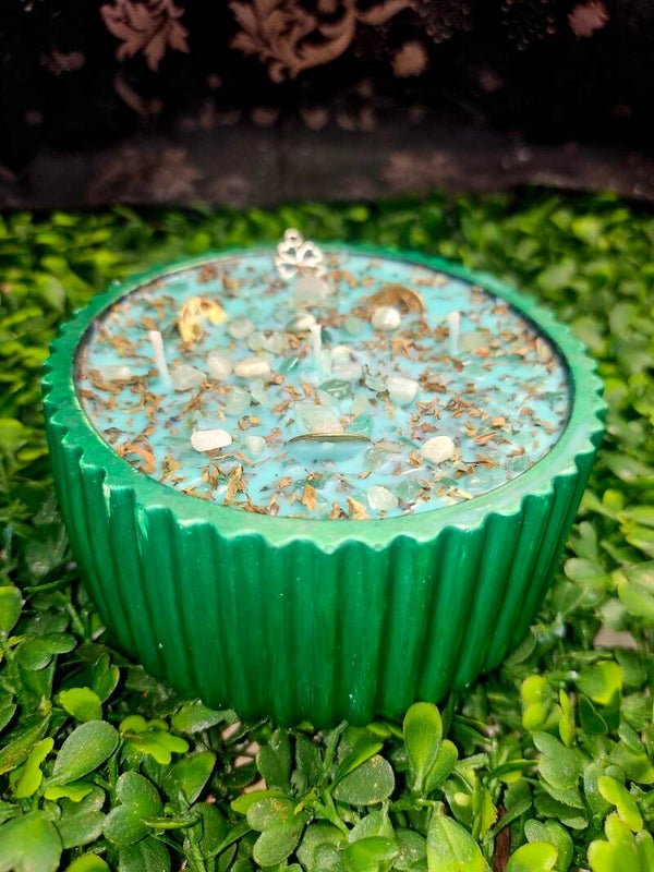 Bougie rituel d’abondance financière Consacrée