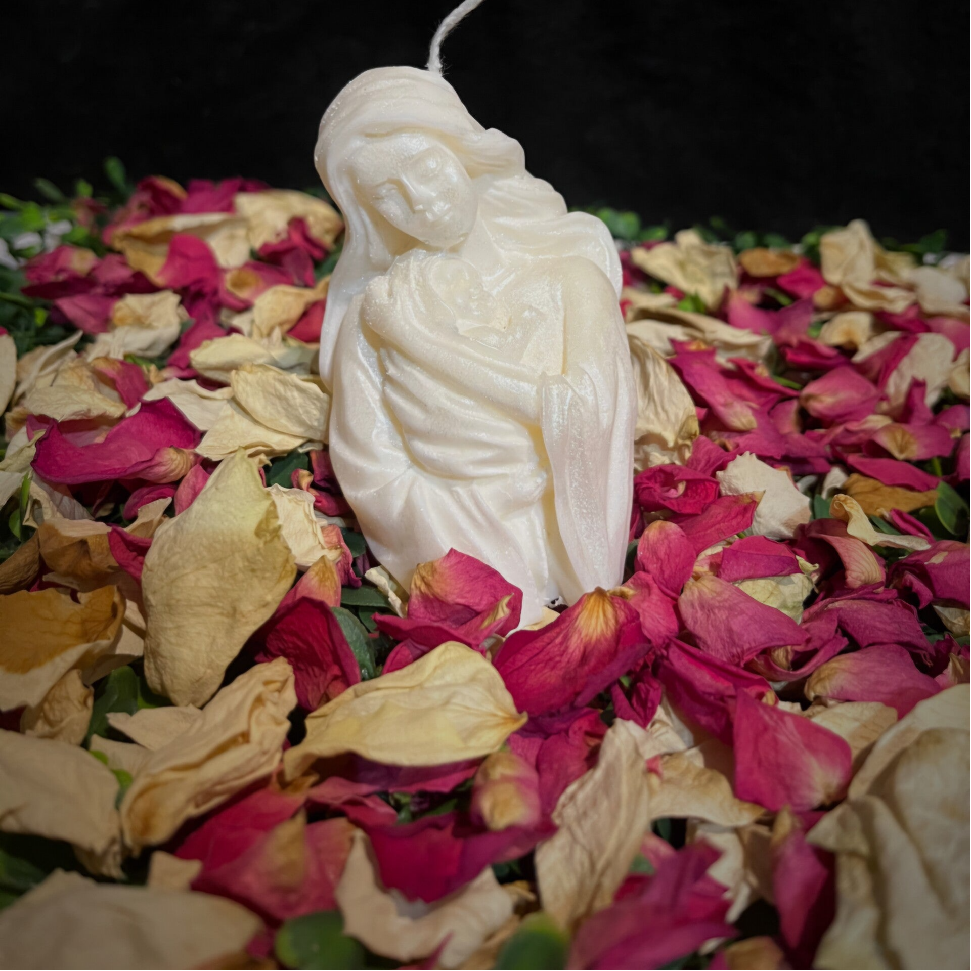 Bougie Marie - Bougie religieuse dédiée à la Vierge Marie