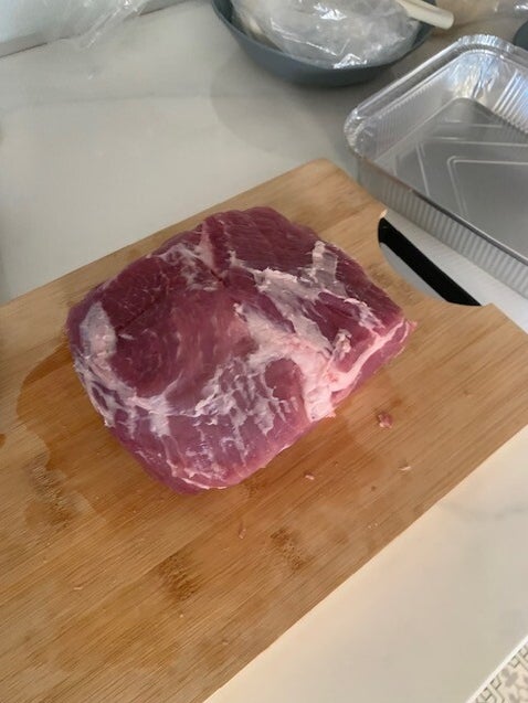 Pezzo di Coppa pronto per le injection