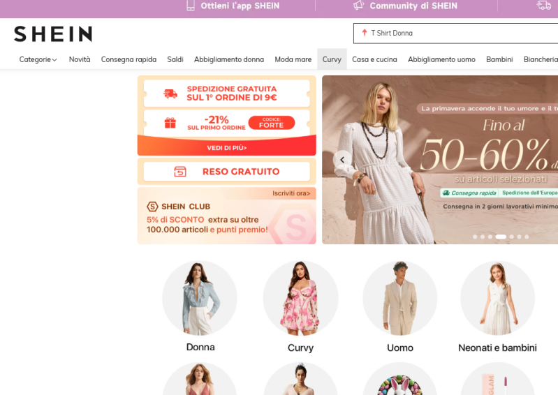 programmi fedeltà Shein risparmio