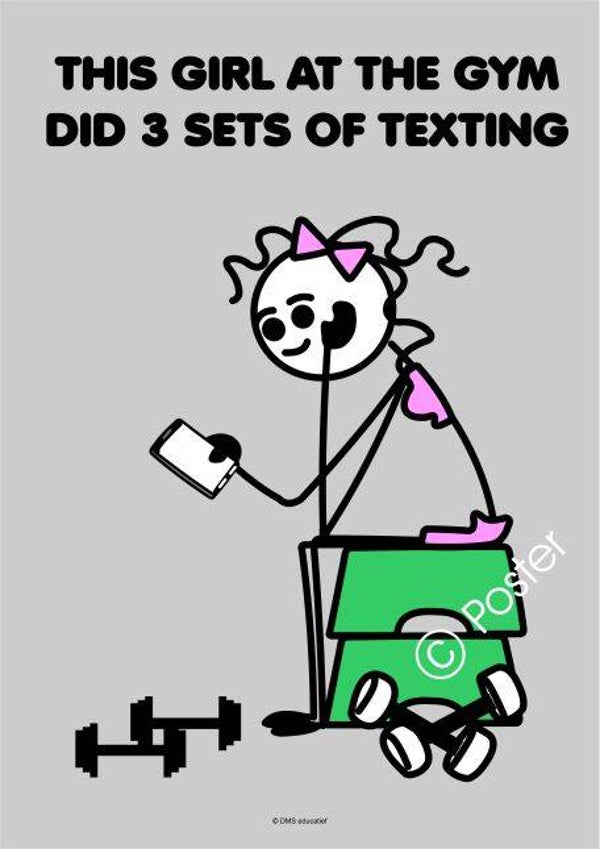 Poster: Girl at the gym