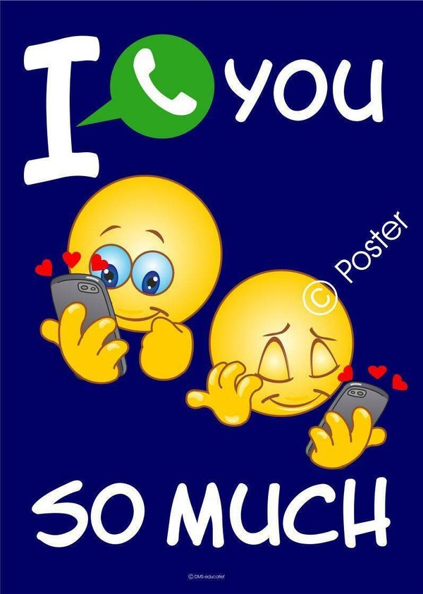 Poster 'I app you so much' A3