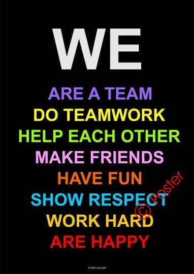 Poster 'We' A3