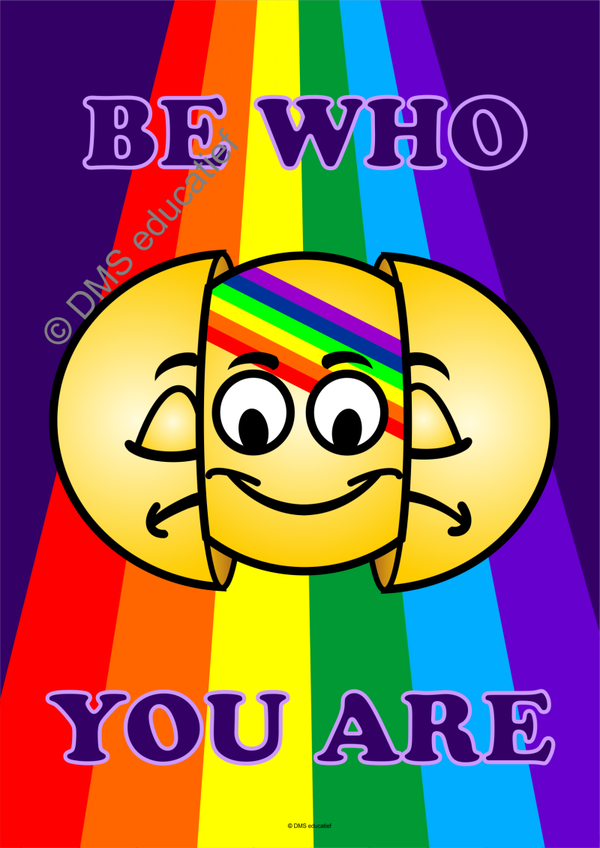 Poster 'Be who you are' A3