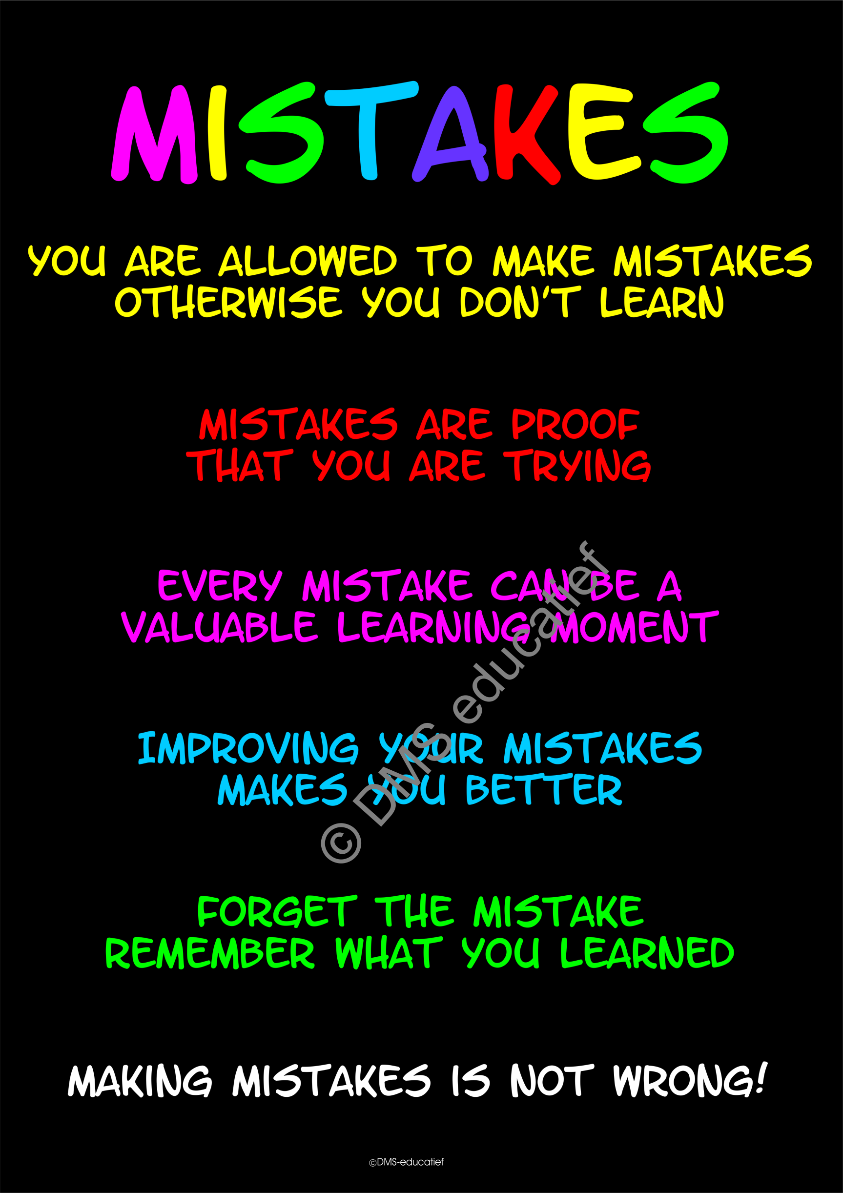 Poster 'If it was easy' A3 | EDUCATIONAL MATERIAL