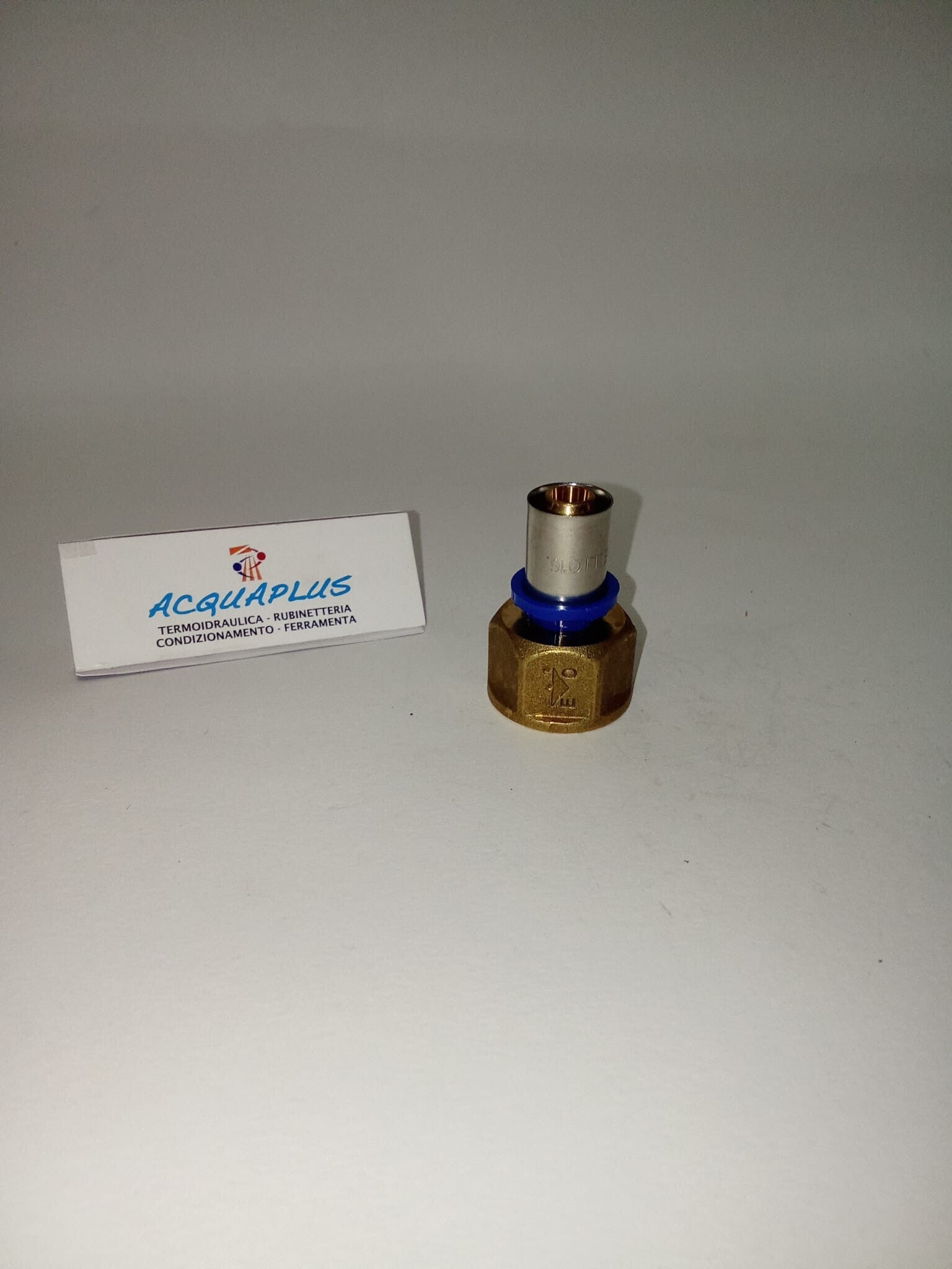 RACCORDO A PINZARE OTTONE 16 X 3/4 F APE