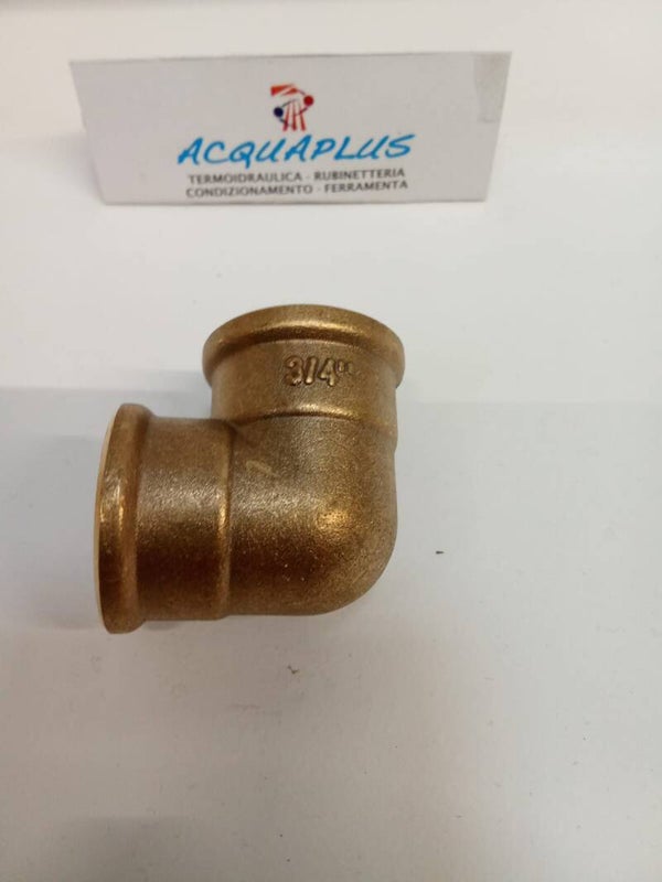 GOMITO OTTONE FF 3/4