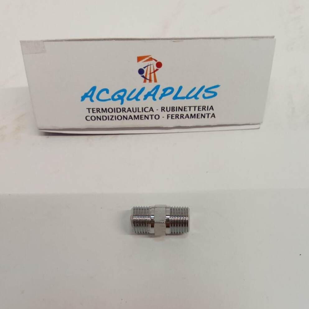 NIPLES OTTONE CROMATO 1/8 MM