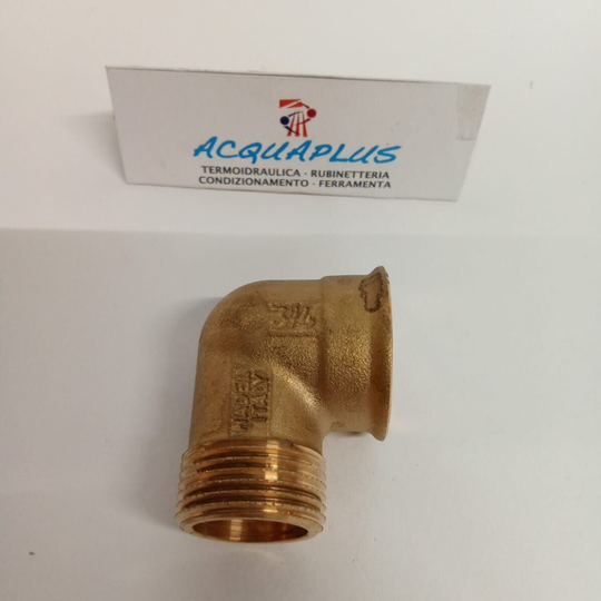 GOMITO OTTONE MF 3/4