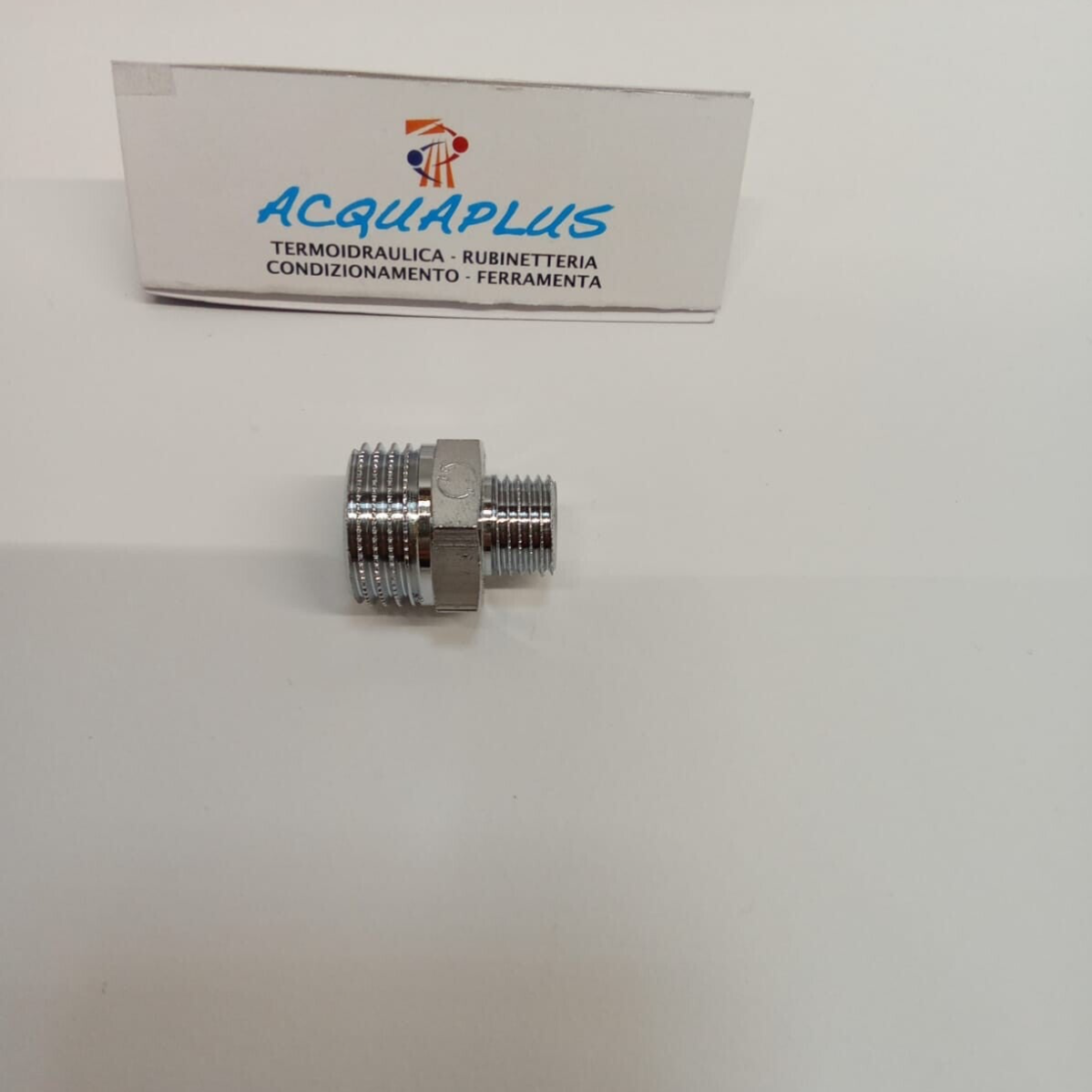 NIPLES OTTONE CROMATO RIDOTTO  1 X 3/4 MM