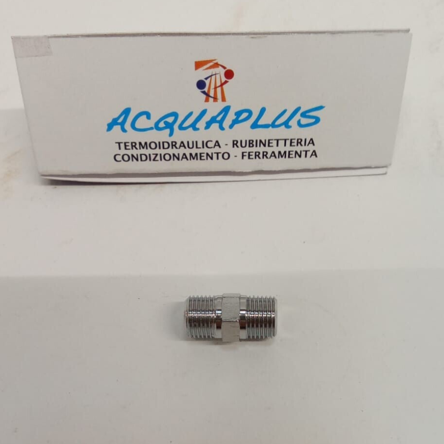 NIPLES OTTONE CROMATO 1/2 MM