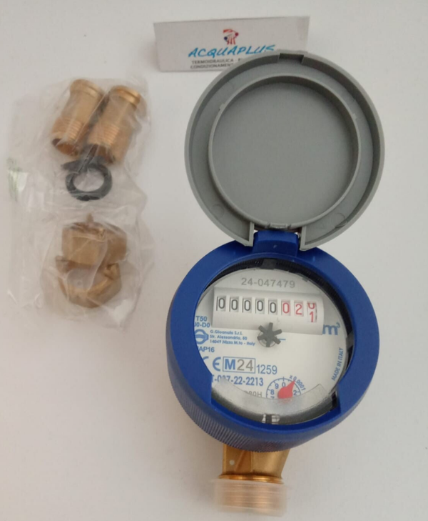CONTATORE ACQUA QUADRANTE SECCO 1/2