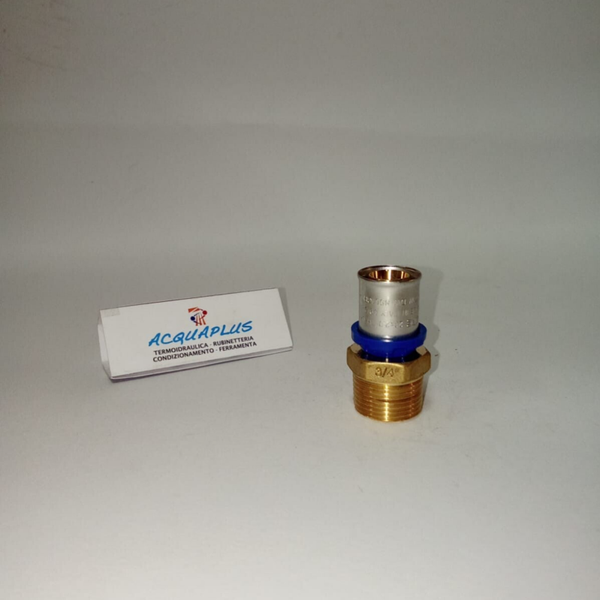 RACCORDO A PINZARE OTTONE 20 X 3/4 M APE