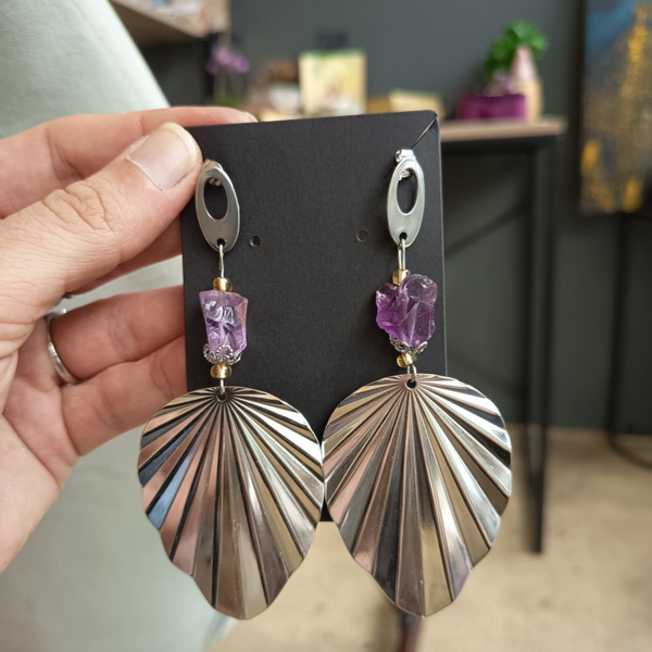 Mise en lumière - Boucles d'oreilles