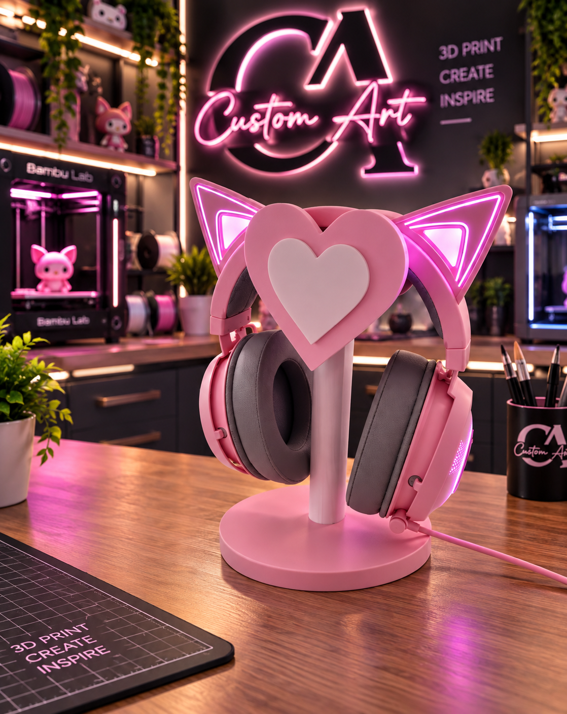 Support Casque Girl