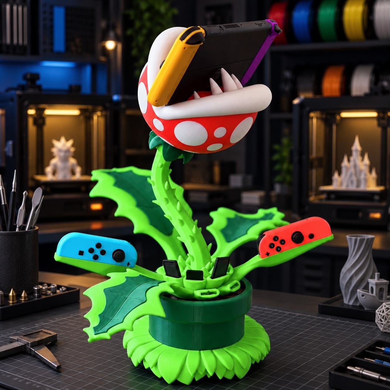 Support Nintendo Switch Piranha