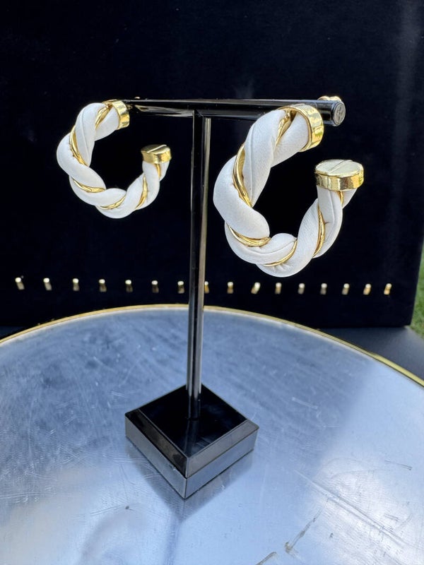 EARRINGS : HOOPS Gold Plated