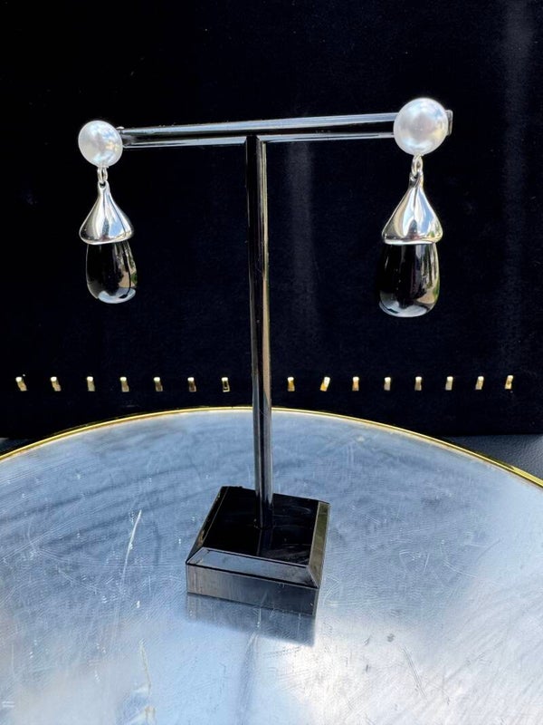 EARRINGS : DROPS Silver 925 & Stone jewels