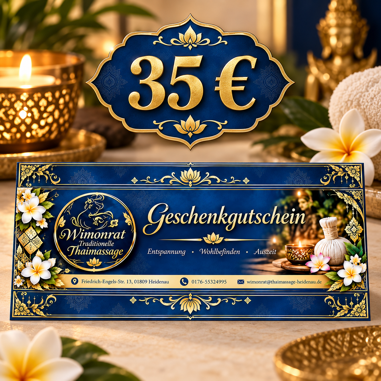 Gutschein im Wert von  35 €