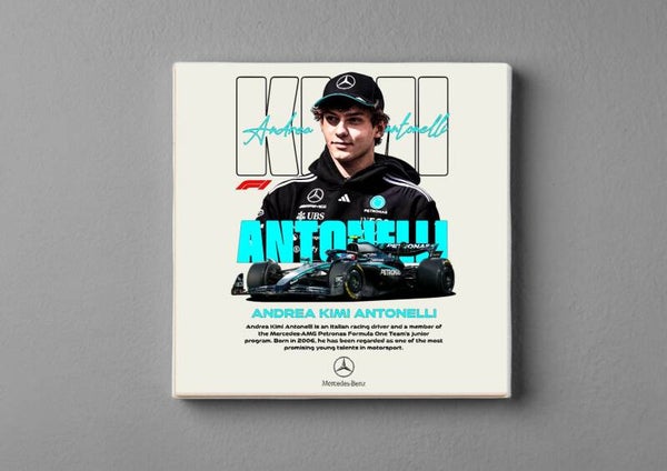 Kimi Antonelli F1 Tegeltje