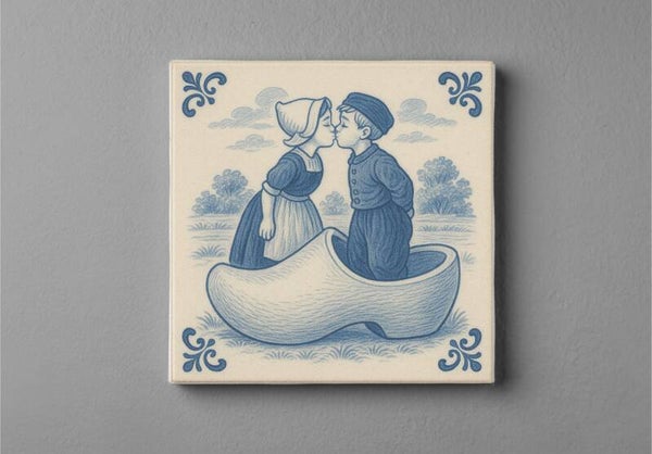 Tederheid in een Klomp magneet 5 x 5 cm