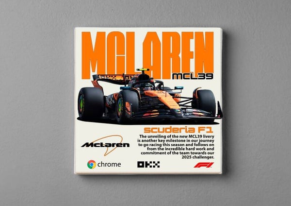 McLaren MCL39 F1 Tegeltje